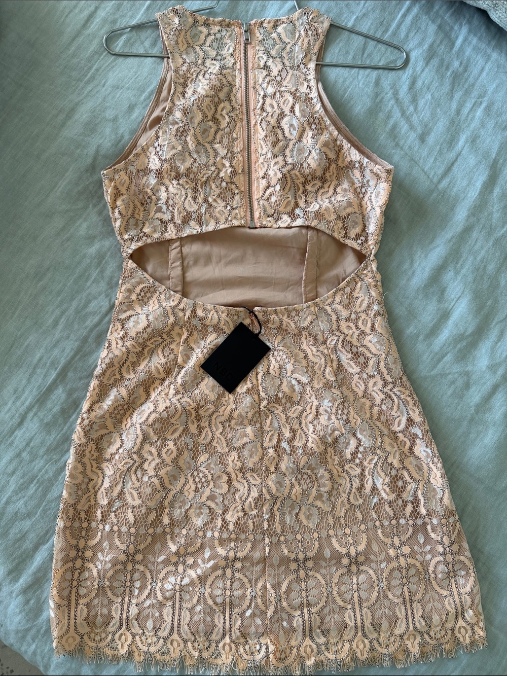 NWT REVOLVE NBD Peachy Pink Lace Mini
Size sm - Picture 8 of 8